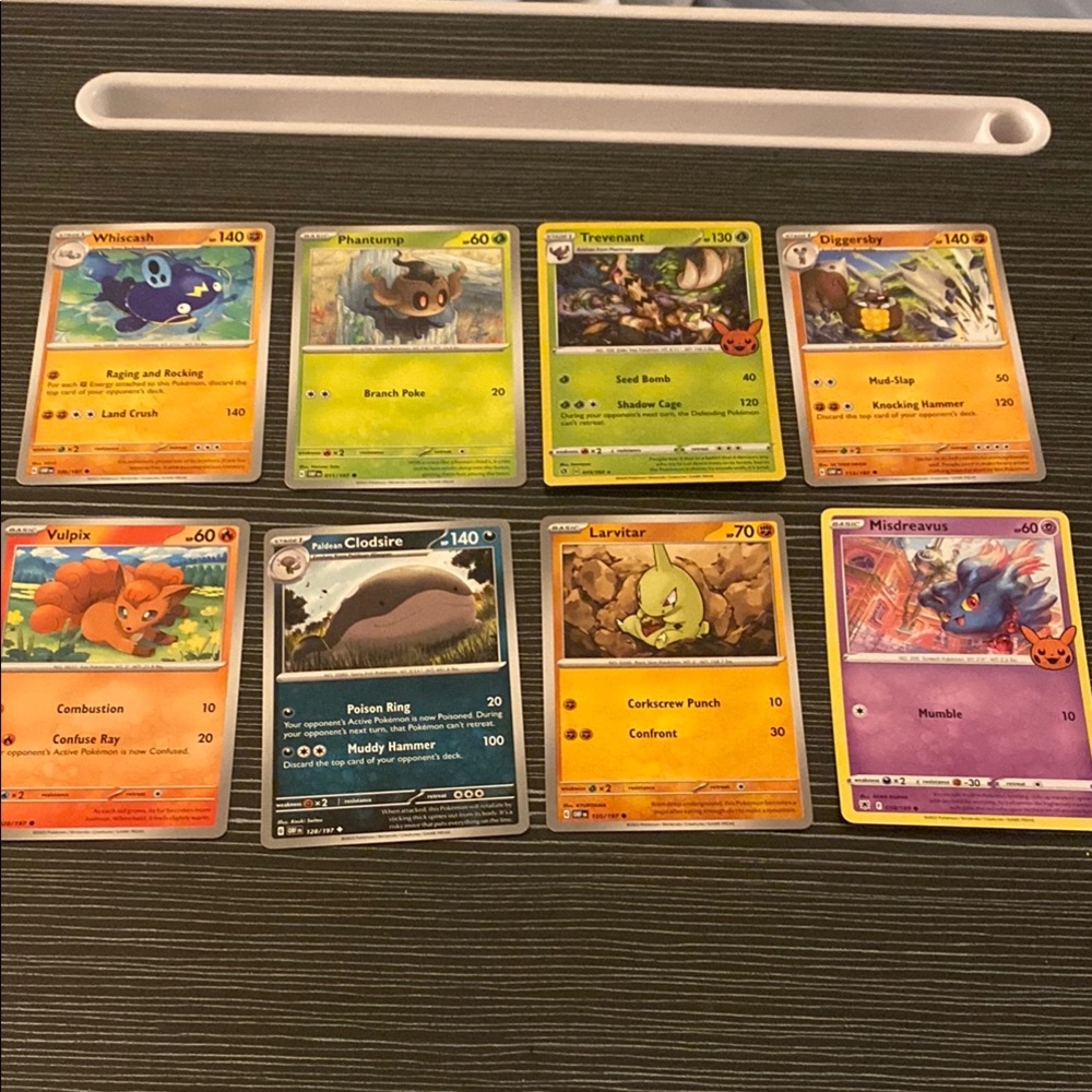 Pokemon Trading Card Set of 8